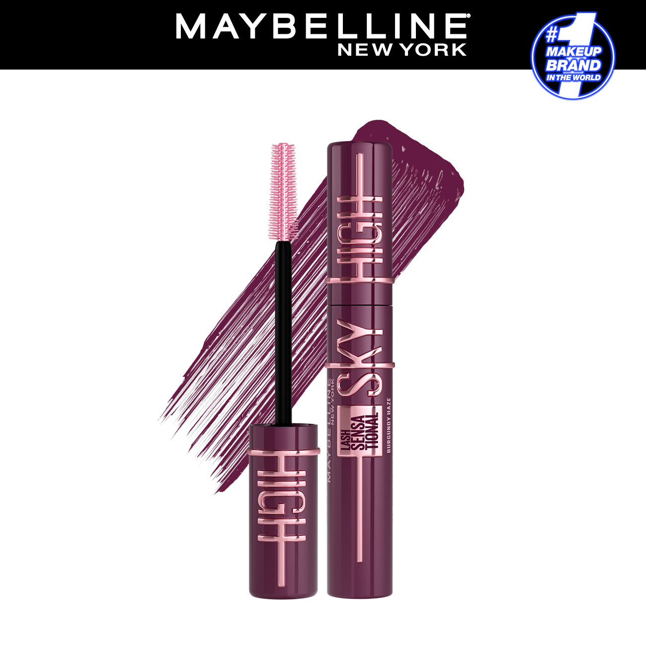 MASCARA SKY HIGH BURGUNDY HAZE