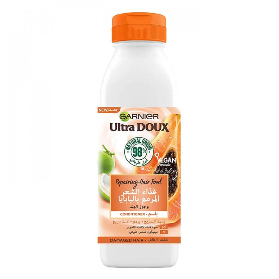 ultra doux hair food papaye après shampooing 350ml