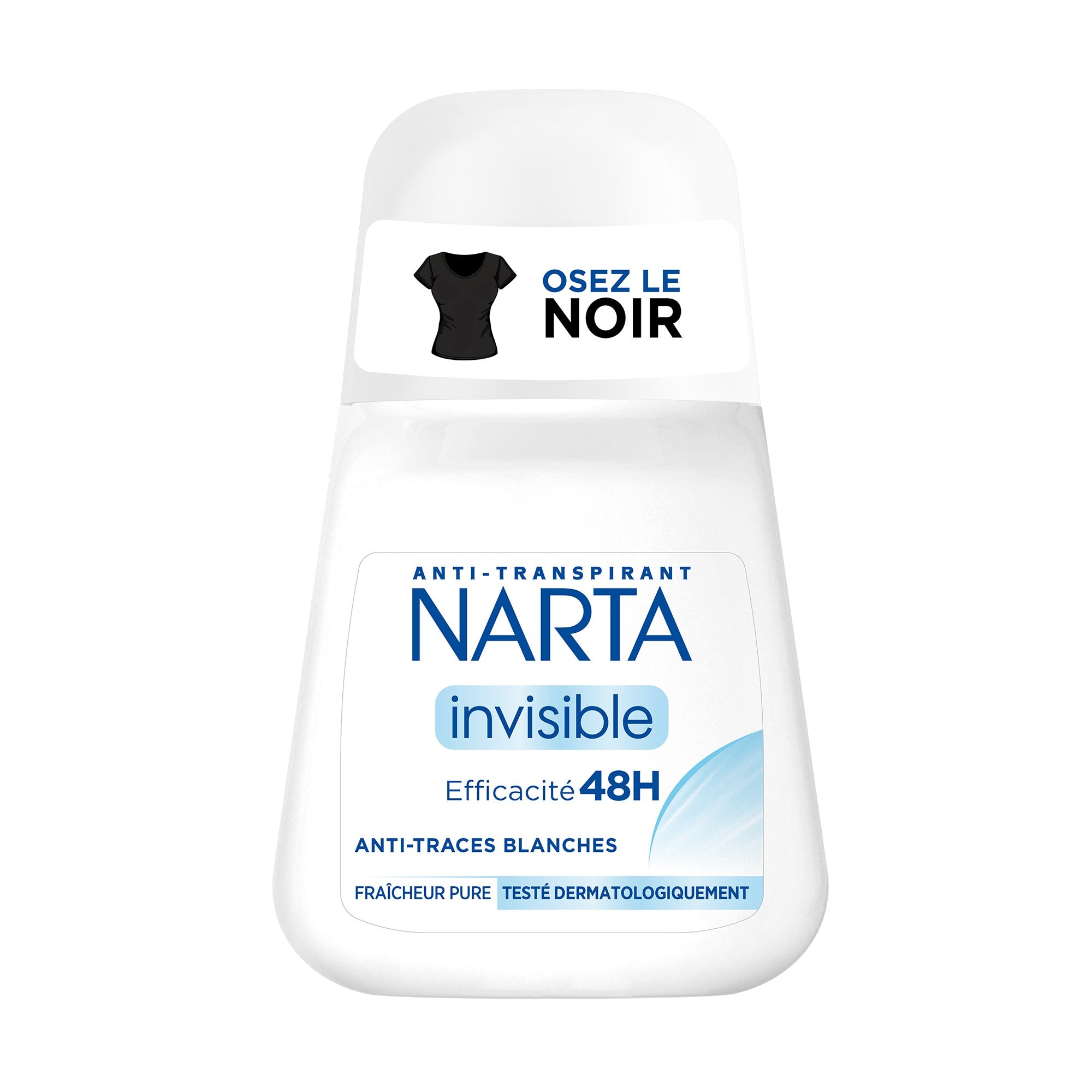 Déodorant Femme Anti Transpirant et Taches Blanches Invisible 48H - NARTA