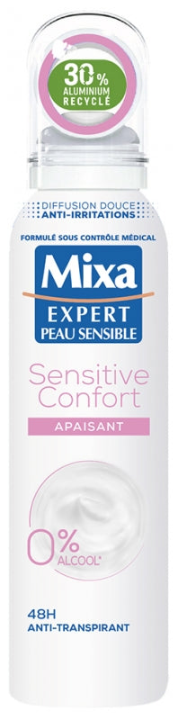 Déodorant spray Anti-transpirant 48h Sensitive Confort Apaisant
