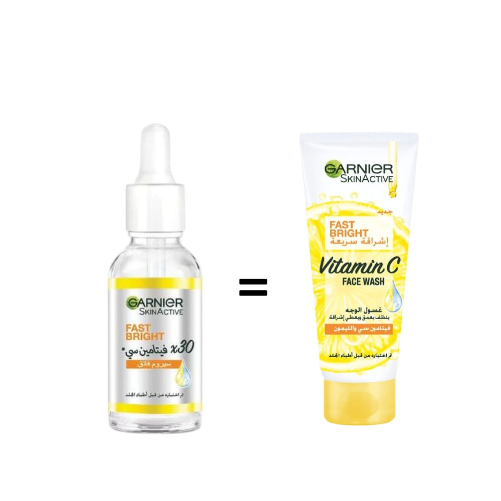 SERUM FAST BRIGHT 30ML = GEL WASH FAST BRIGHT 100ML