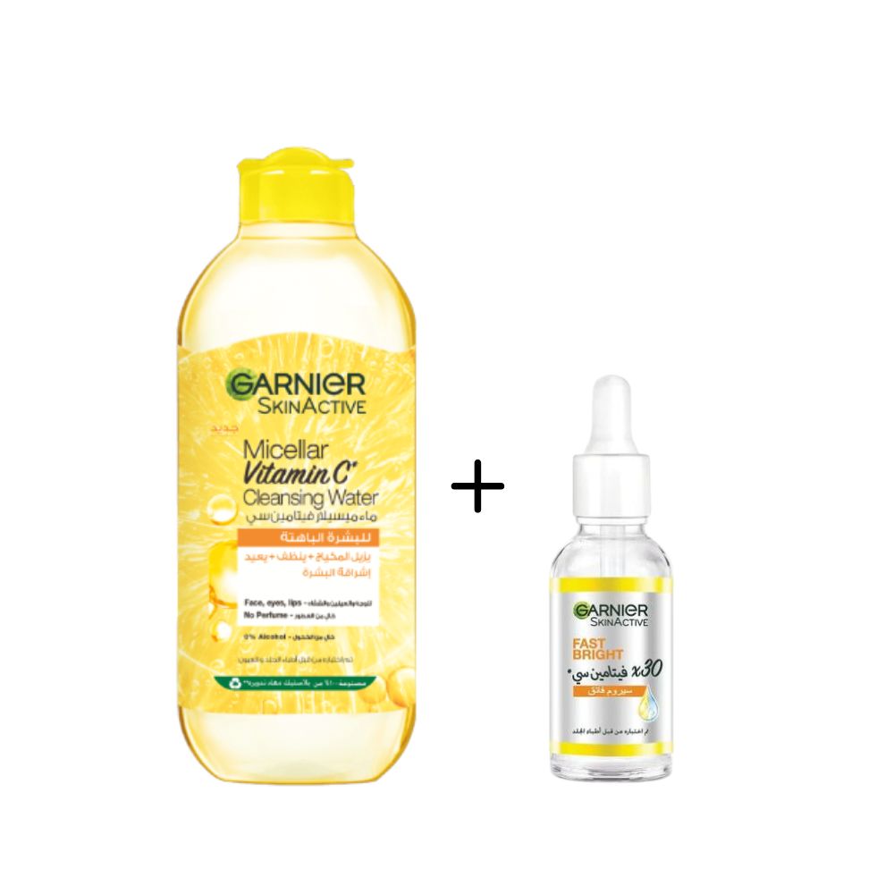 MICELLAIRE VITAMINE C 400ml + SERUM FAST BRIGHT 15ML